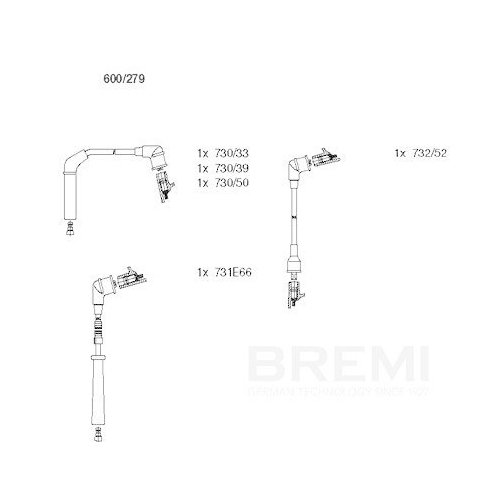 BREMI Z&uuml;ndleitungssatz 600/279