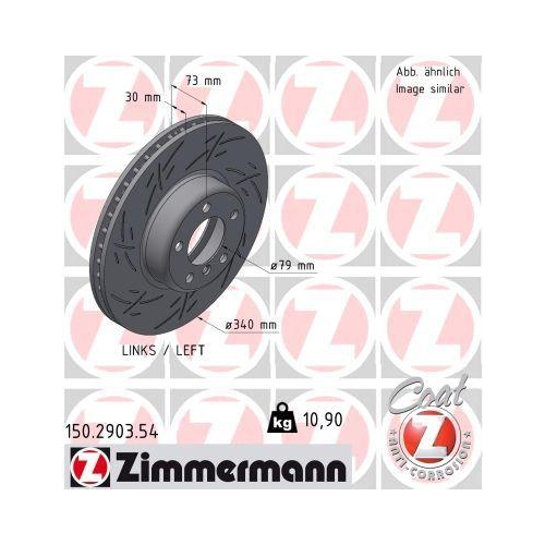 ZIMMERMANN Bremsscheibe BLACK Z 150.2903.54