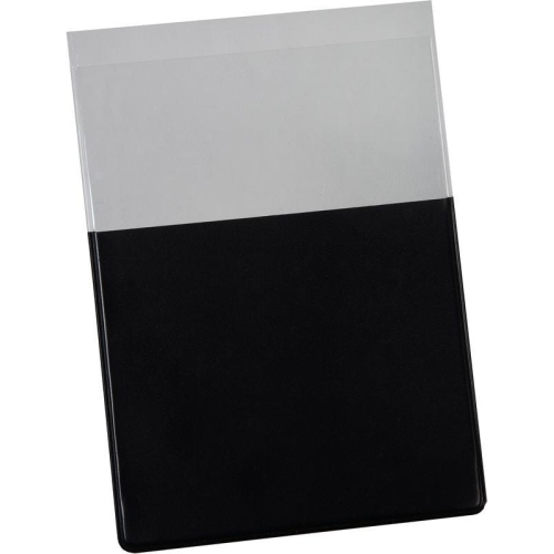 PVC-Fahrzeugscheinh&uuml;lle, Standard, klein, ca. 85 x 118 mm, schwarz/transparent