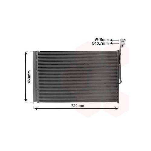 VAN WEZEL Kondensator, Klimaanlage 74015703