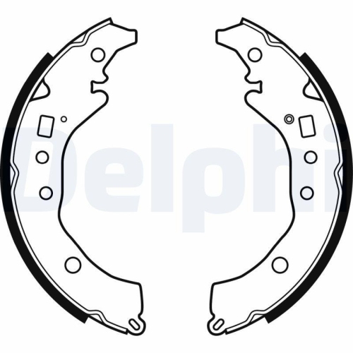 DELPHI Bremsbackensatz LS2079