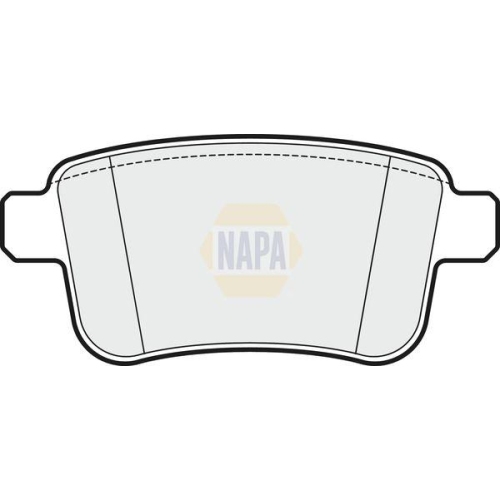 NAPA Bremsbelagsatz, Scheibenbremse NAPA NBP1338
