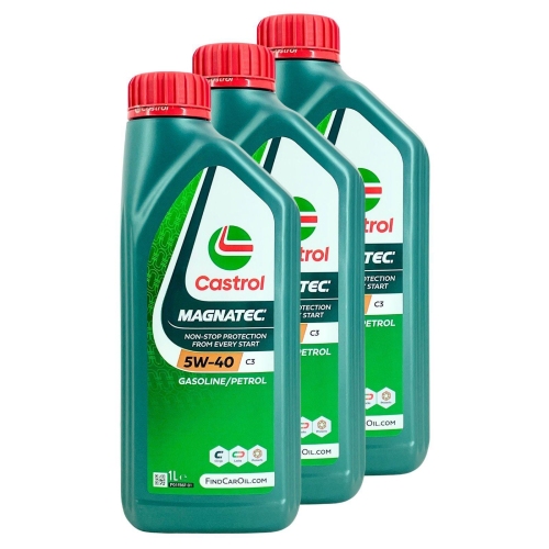 Motor&ouml;l Castrol Magnatec 5W-40 C3 Fiat Mercedes BMW ACEA C3 3 Liter 15F621