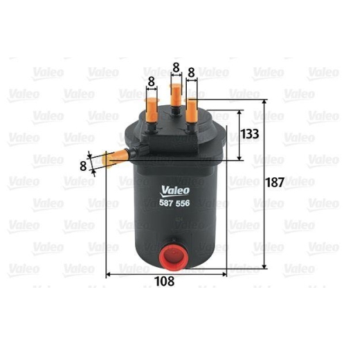 VALEO Kraftstofffilter 587556