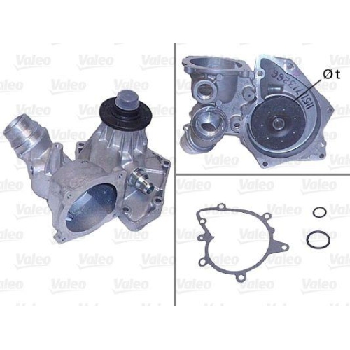 VALEO Wasserpumpe, Motork&uuml;hlung 506800