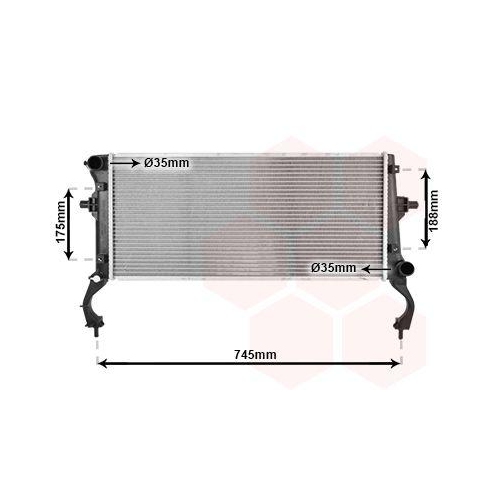 VAN WEZEL K&uuml;hler, Motork&uuml;hlung 82012734