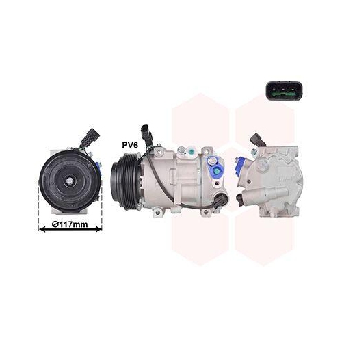VAN WEZEL Kompressor, Klimaanlage 8201K722