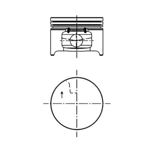KOLBENSCHMIDT Kolben 40277620