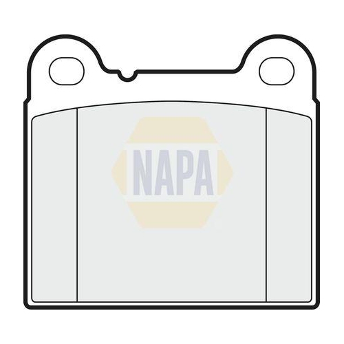 NAPA Bremsbelagsatz, Scheibenbremse NAPA NBP1344