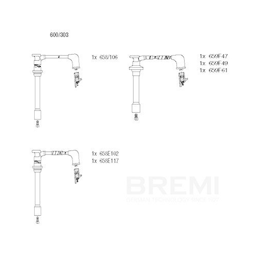 BREMI Z&uuml;ndleitungssatz 600/303