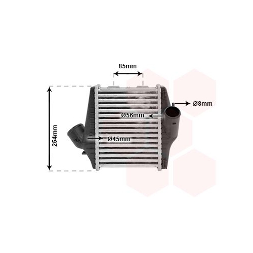 VAN WEZEL Ladeluftk&uuml;hler 29004016