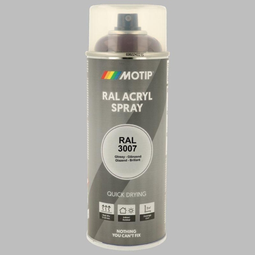 MOTIP Lack RAL 3007 schwarzrot hochglanz 400 ml 07103