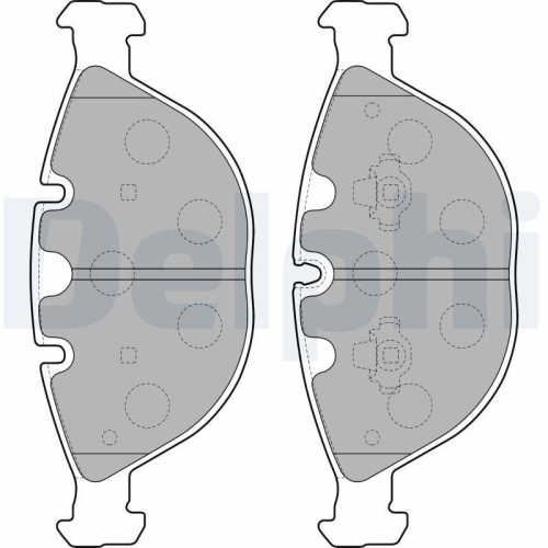 DELPHI Bremsbelagsatz, Scheibenbremse