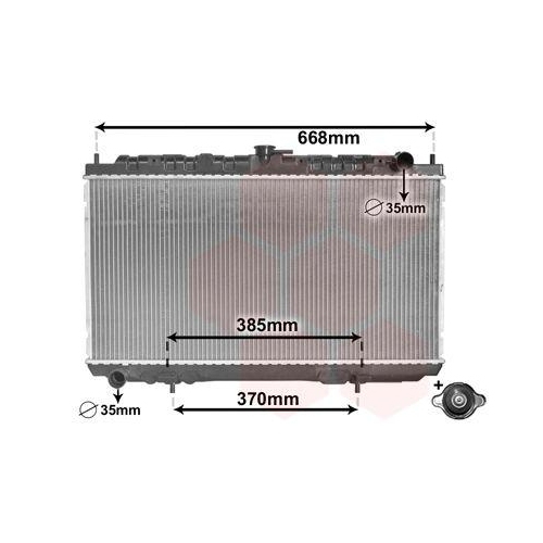 VAN WEZEL K&uuml;hler, Motork&uuml;hlung *** IR PLUS *** 13002216