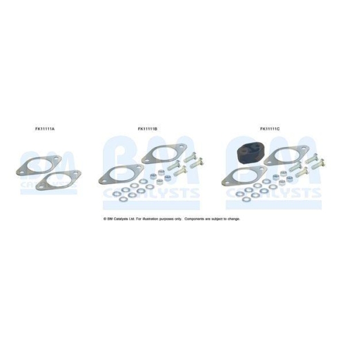 BM Catalysts Montagesatz, Ru&szlig;-/Partikelfilter FK11111