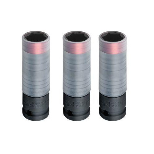 KS Tools 1/2" SLIMPOWER Stecknuss, 21mm 3-tlg. 515.0994-TD