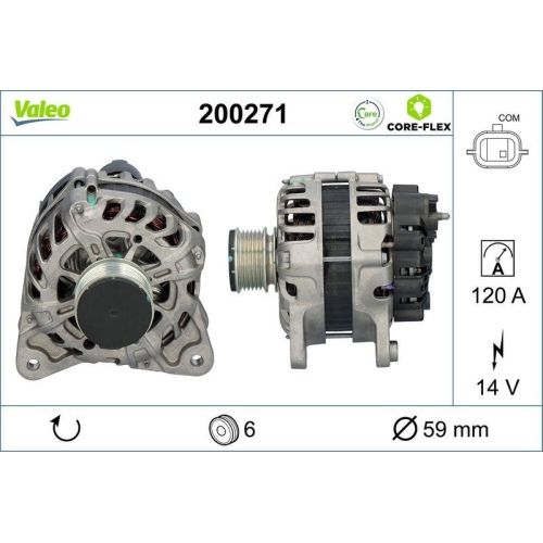 VALEO Generator VALEO CORE-FLEX 200271