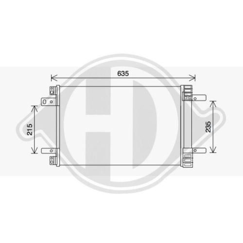 DIEDERICHS Kondensator, Klimaanlage DIEDERICHS Climate DCC2002
