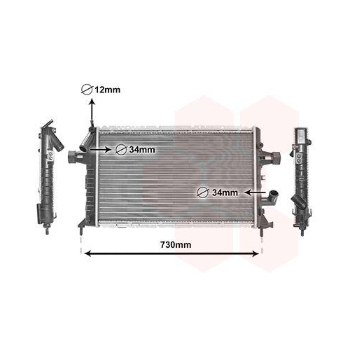 VAN WEZEL K&uuml;hler, Motork&uuml;hlung 37012294