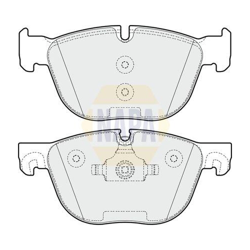 NAPA Bremsbelagsatz, Scheibenbremse NAPA NBP1346