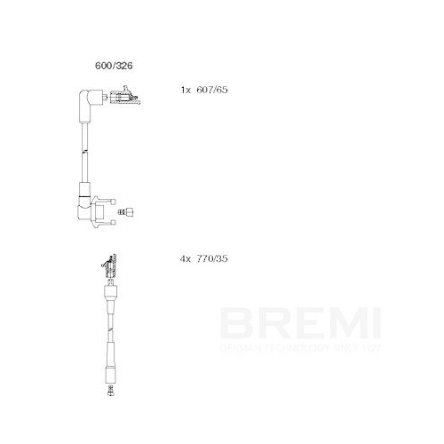 BREMI Z&uuml;ndleitungssatz 600/326