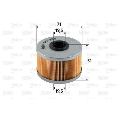 VALEO Kraftstofffilter 587906