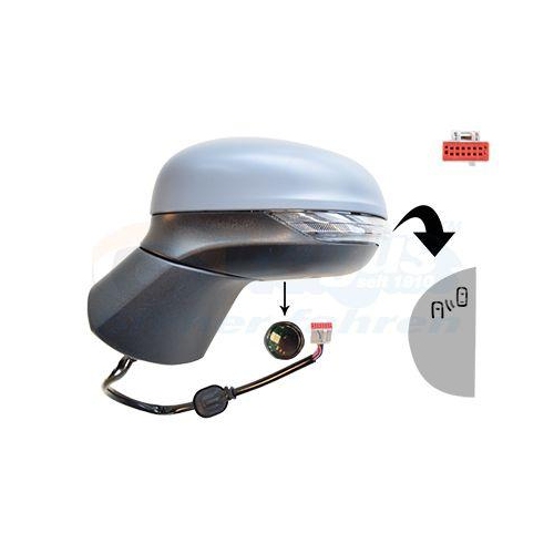 VAN WEZEL Au&szlig;enspiegel * HAGUS * 1853827