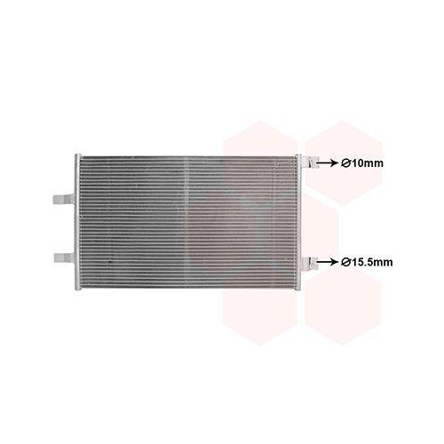 VAN WEZEL Kondensator, Klimaanlage 43015706