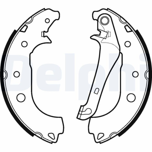 DELPHI Bremsbackensatz LS2108
