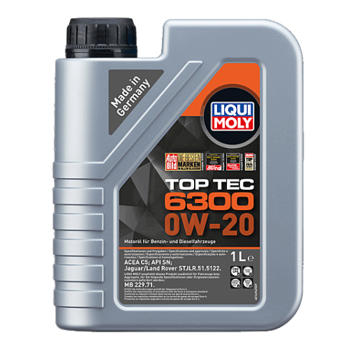 Motor&ouml;l LIQUI MOLY 21210 Top Tec 6300 0W-20 Kanister Motor oil 1 Liter