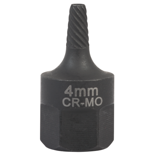 Spiralnuteneinsatz, 3/8", 4 mm Zoll SW Stahl 05542L-4