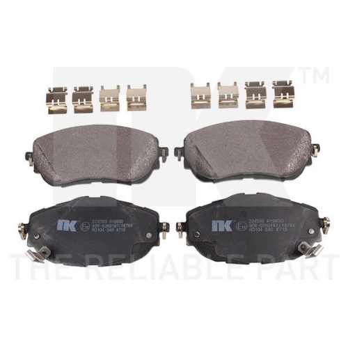 NK Bremsbelagsatz, Scheibenbremse 224599