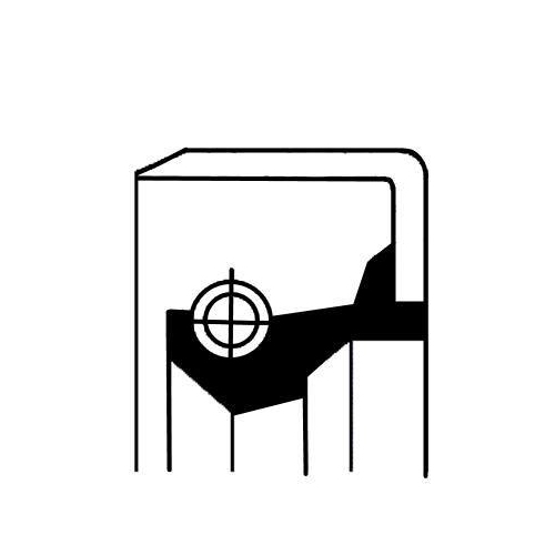 CORTECO Wellendichtring, Differential 19035144B