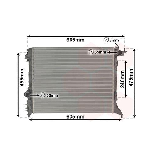 VAN WEZEL K&uuml;hler, Motork&uuml;hlung 43012709