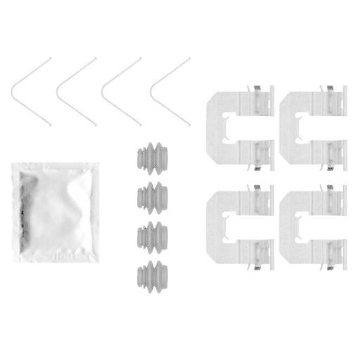 TEXTAR Zubeh&ouml;rsatz, Scheibenbremsbelag 82552200