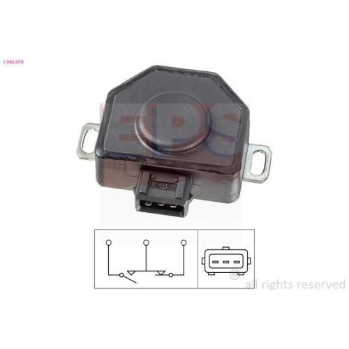 EPS Sensor, Drosselklappenstellung Made in Italy - OE Equivalent