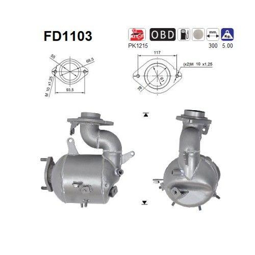 AS Ru&szlig;-/Partikelfilter, Abgasanlage