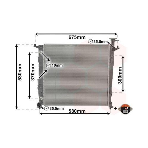 VAN WEZEL K&uuml;hler, Motork&uuml;hlung *** IR PLUS *** 82012714