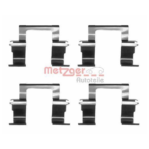 METZGER AUTOTEILE Zubeh&ouml;rsatz, Scheibenbremsbelag 109-1274