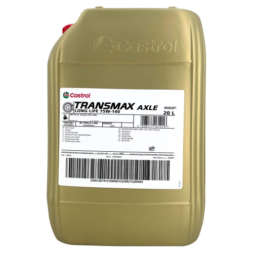 Getriebe&ouml;l Castrol Transmax Axle Long Life 75W-140 GL-5 20 Liter Kanister 15D7A1