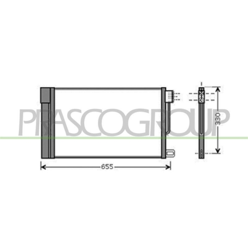 PRASCO Kondensator, Klimaanlage PrascoSelection AA344C003