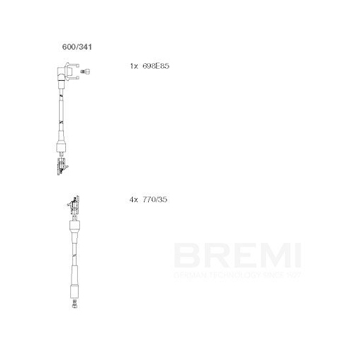 BREMI Z&uuml;ndleitungssatz 600/341