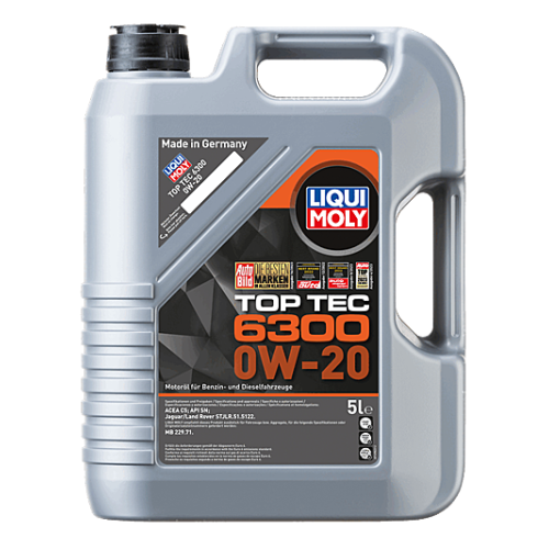 Motor&ouml;l Motoren&ouml;l LIQUI MOLY Top Tec 6300 0W-20 - 21211 Diesel & Benzin 5 Liter
