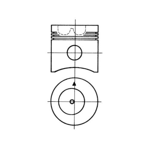 KOLBENSCHMIDT Kolben 93045600