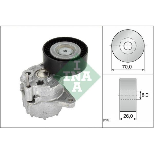 Schaeffler INA Riemenspanner, Keilrippenriemen 534 0481 10