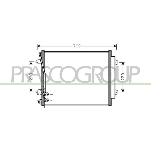 PRASCO Kondensator, Klimaanlage PrascoSelection VG054C002