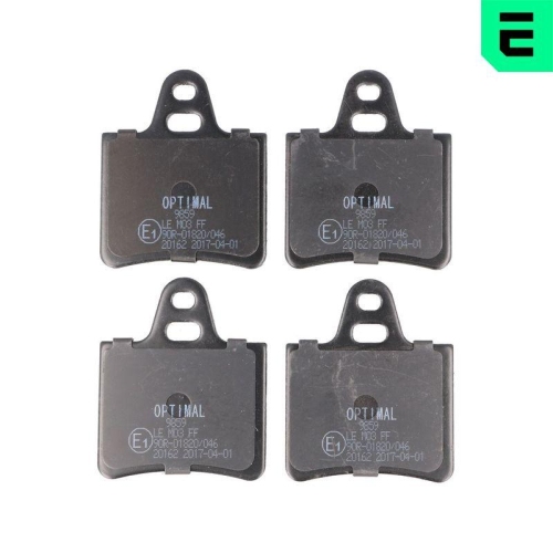 OPTIMAL Bremsbelagsatz, Scheibenbremse BP-09859