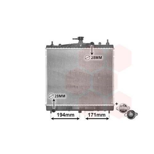 VAN WEZEL K&uuml;hler, Motork&uuml;hlung *** IR PLUS *** 13002247