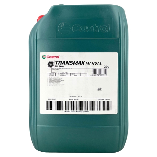 Getriebe&ouml;l Castrol Transmax Manual EP 80W / 20 Liter GL4 Schaltgetriebe MB 235.1