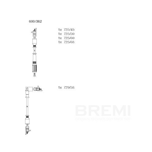 BREMI Z&uuml;ndleitungssatz 600/362